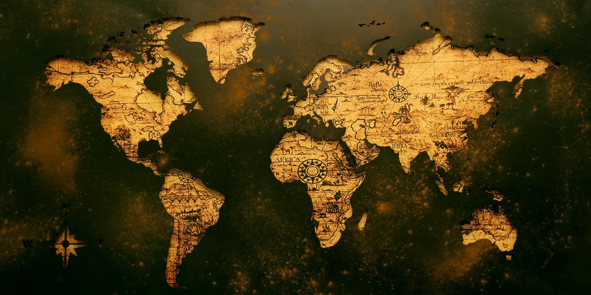 Ancient world map